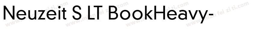 Neuzeit S LT BookHeavy字体转换